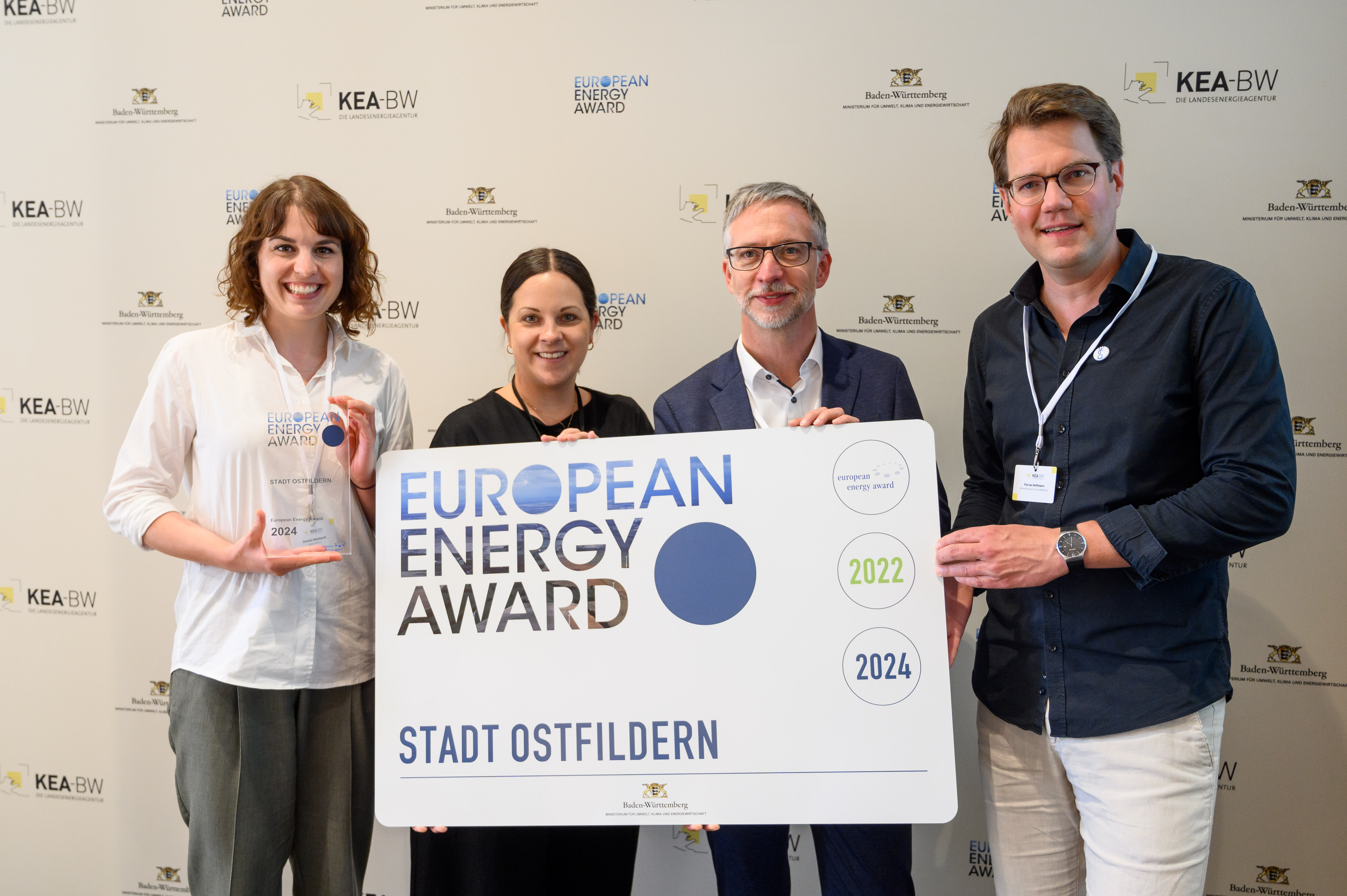 Stadt mit European Energy Award ausgezeichnet